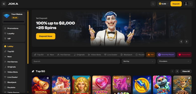 joka casino Gameplay