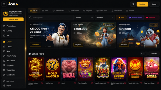 joka casino Gameplay